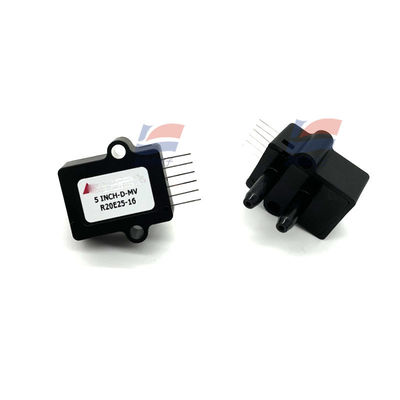 5 इंच-डी-एमवी बोर्ड माउंट प्रेशर सेंसर डुअल रेडियल बारबेड एसआईपी-6 स्क्रू माउंटिंग