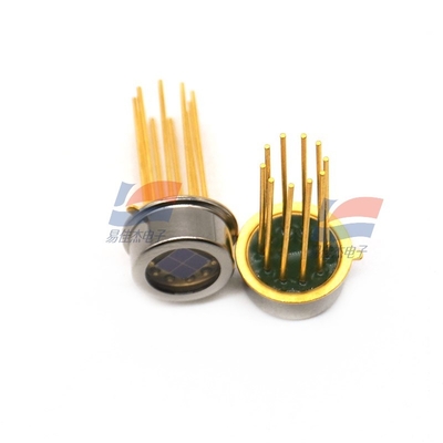 S4349 अनकूल्ड 4-सेगमेंट एयर/डब्ल्यू फोटोसेंसिटिविटी 20MHz Si Photodiode With 25PF TC