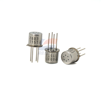 TGS2603 5.0±0.2V धातु कैन वायु प्रदूषकों EtOH का पता लगाने के लिए गैस सेंसर