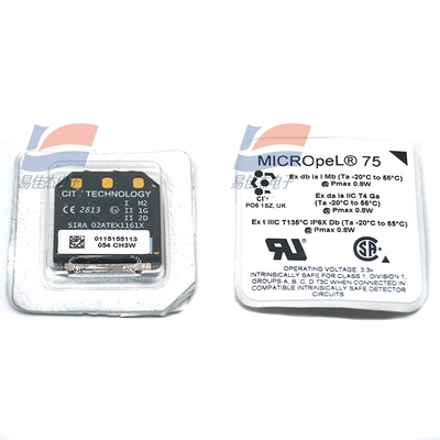 Micropel 75c SR-W-M-75C Micropel 75c Combustible Gas Sensor पार्ट नंबरः PM769-000 ATEX UL और CSA अनुमोदन EN/IEC 60079-0 प्रभाव परीक्षण को सहन करता है कम उन्मुखीकरण प्रभाव