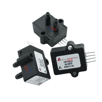YJJ 100 PSI-D-4V-ASCX परिवेश वायु स्टेशन के लिए एक 15PSI दबाव सेंसर उच्च सटीकता 0C से 50C क्षतिपूर्ति तापमान