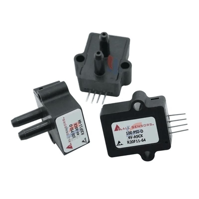 YJJ 100 PSI-D-4V-ASCX परिवेश वायु स्टेशन के लिए एक 15PSI दबाव सेंसर उच्च सटीकता 0C से 50C क्षतिपूर्ति तापमान