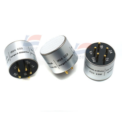 YJJ IRS4 CO2 इन्फ्रारेड कार्बन डाइऑक्साइड गैस सेंसर में एक चयन योग्य 0-50%VOL रेंज है