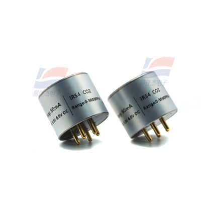 YJJ IRS4 CO2 इन्फ्रारेड कार्बन डाइऑक्साइड गैस सेंसर में एक चयन योग्य 0-50%VOL रेंज है