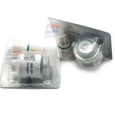 9-13 mV आउटपुट वोल्टेज वास्तविक समय में ऑक्सीजन माप के लिए AO-09 ऑक्सीजन गैस सेंसर