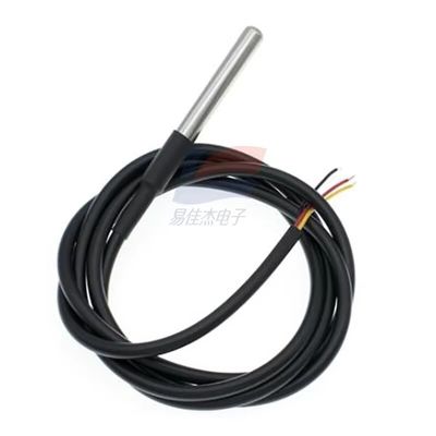 YJJ DS18B20 स्टेनलेस स्टील वाटरप्रूफ आवास के साथ पानी के तापमान का पता लगाने के लिए डिजिटल तापमान सेंसर जांच