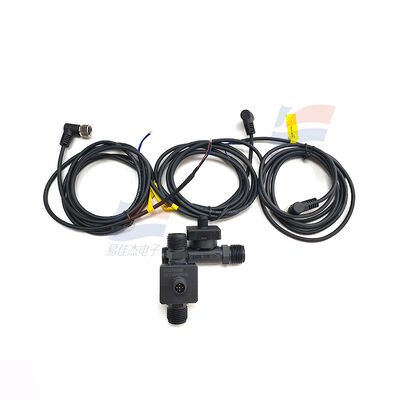 AFD2110W00 वोर्टेक्स डैशिंग वाटर फ्लो सेंसर छोटे पैमाने M12 5-पिन सीधा कनेक्टर